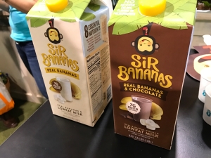 Cartons of Sir Bananas Banana Milk