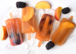 Fresh Fruit & Sweet Tea Ice Pops
