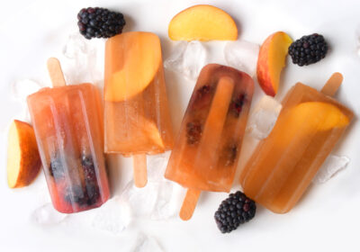 Fresh Fruit & Sweet Tea Ice Pops